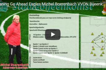 VIDEO – Pass- en trapvorm door Michel Boerebach, assistent-trainer van Go Ahead Eagles