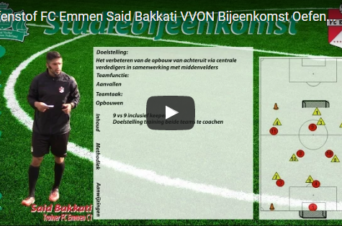 VIDEO – Partijspel 9 : 9 met keepers door Said Bakkati met FC Emmen C1